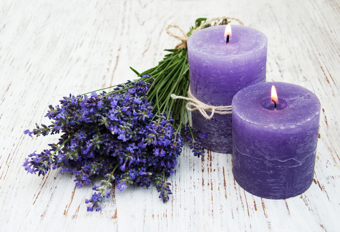 Lavender and Candles